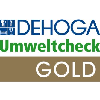 Wir präsentieren unser Zertifikat Dehoga Umweltcheck Gold